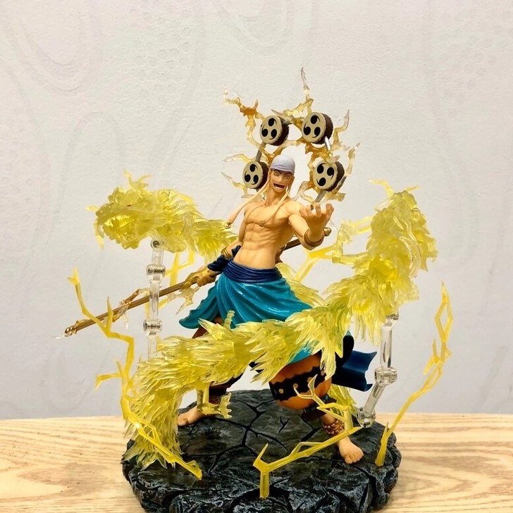 海贼王特效龙手办 雷神艾尼路 gk特效树脂...