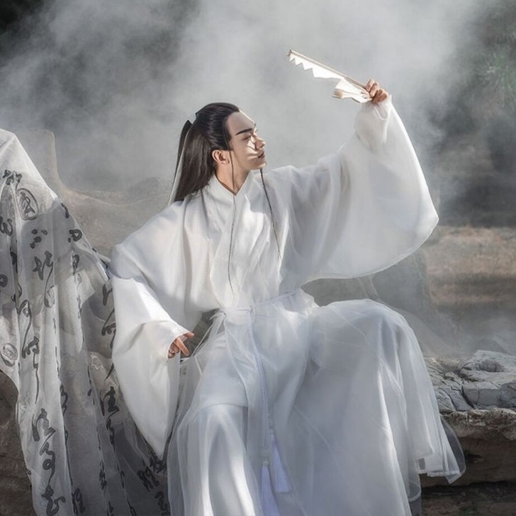 【全新包邮】汉服男仙气古装汉服超仙男古风大...