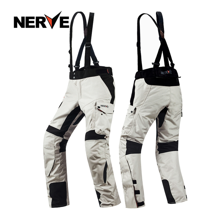 NERVE涅夫摩托车骑行服男四季机车拉力裤...