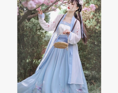 御篇【灼莲】汉服原创三件套4.5米摆，有轻...