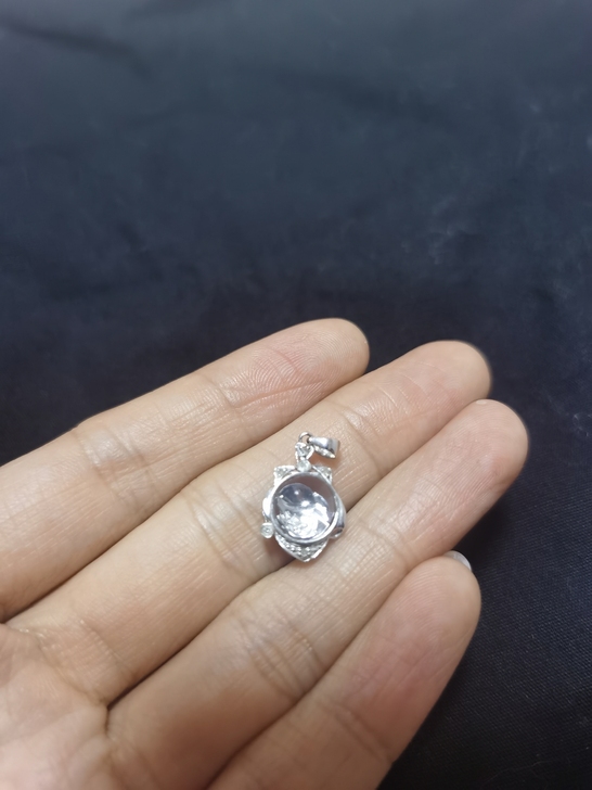 K金天然钻石宝宝兔子项坠