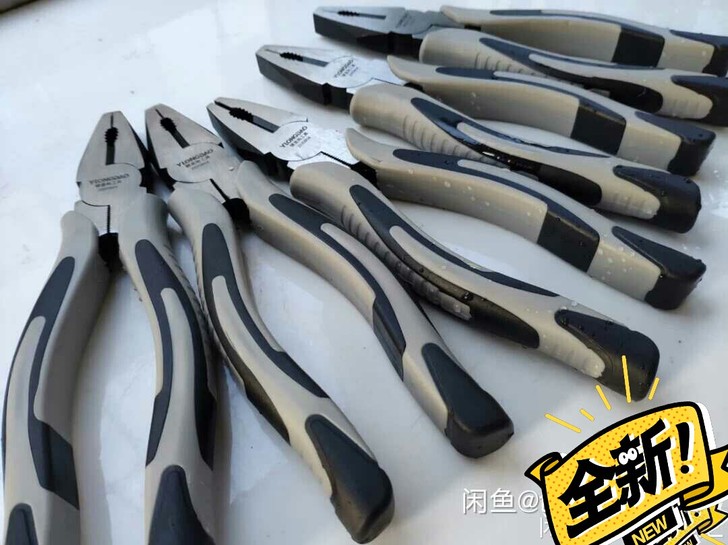 日本8寸钢丝钳电工钳钳子老虎钳子工业级省力...