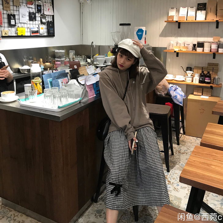 CUTEioi 恶作剧之吻 蝴蝶结绑带格子...