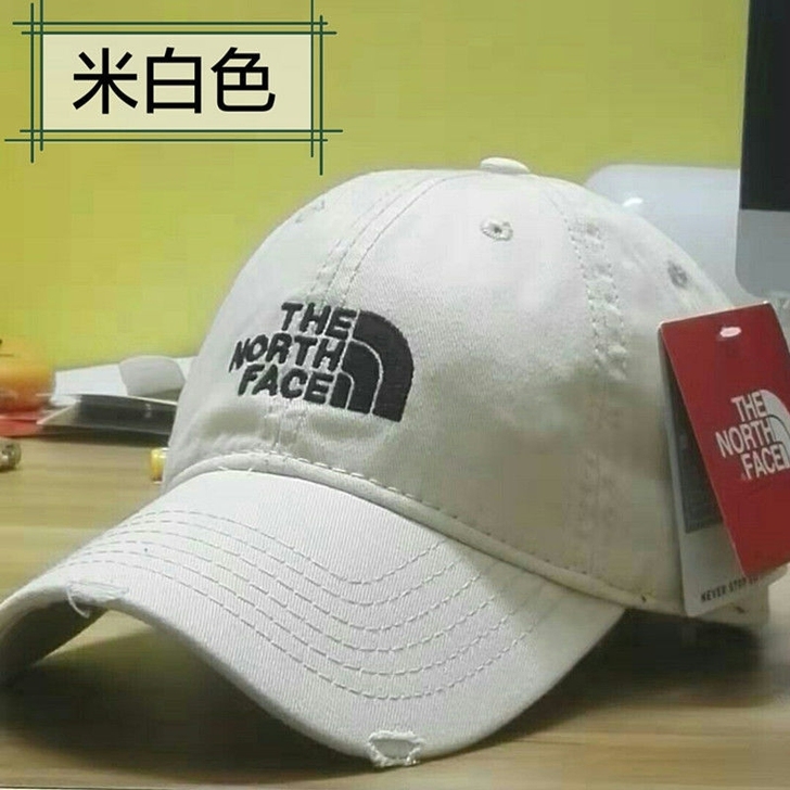 特价春秋季男女士鸭舌帽情侣款棒球帽TNF户...