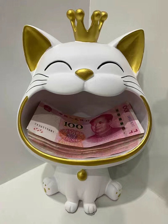 【网店不做了】处理18个招财猫门口进门钥匙...
