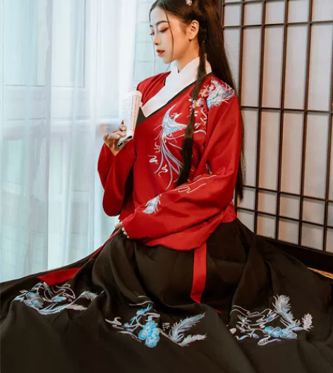 艺缕原创正品【鸾凤】交领汉服女琵琶袖明制袄...