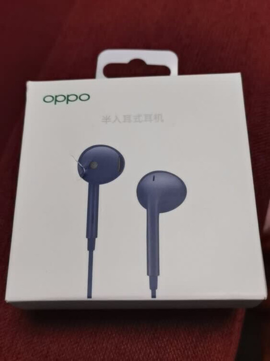oppo有线耳机 通用华为小米手机 半入耳...