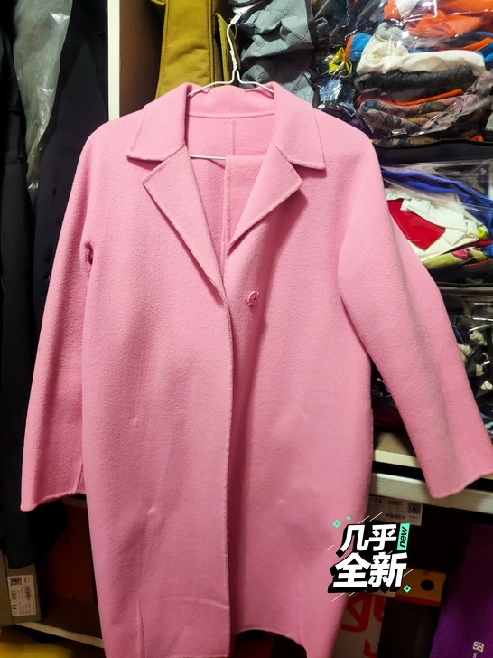 百分之80的羊毛外套 中长款
