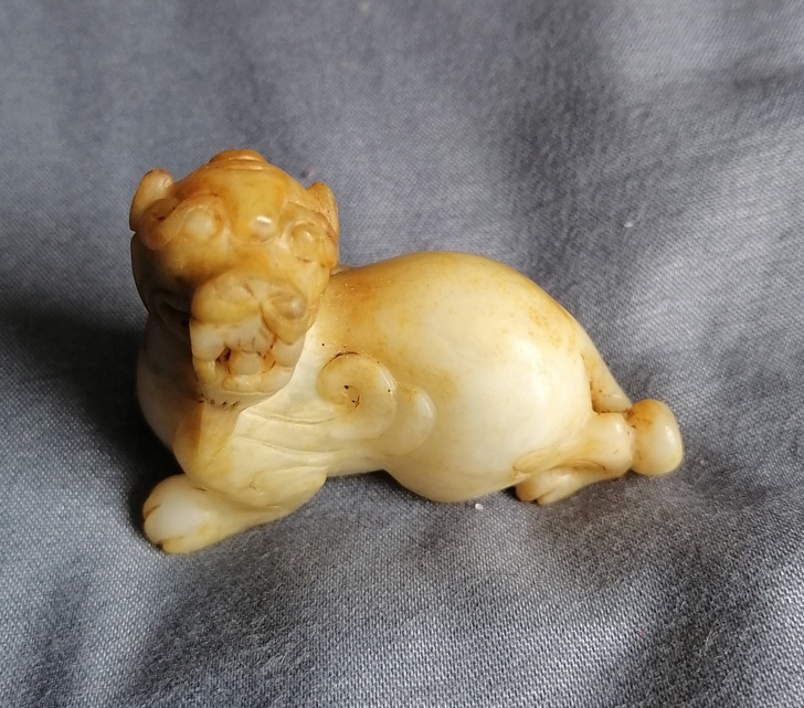 玉手把件，清末老件