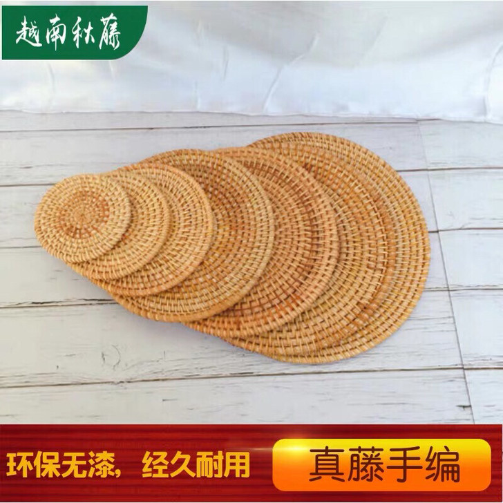 越南秋藤编杯垫 盘垫 碗垫 隔热垫 瓶垫 ...