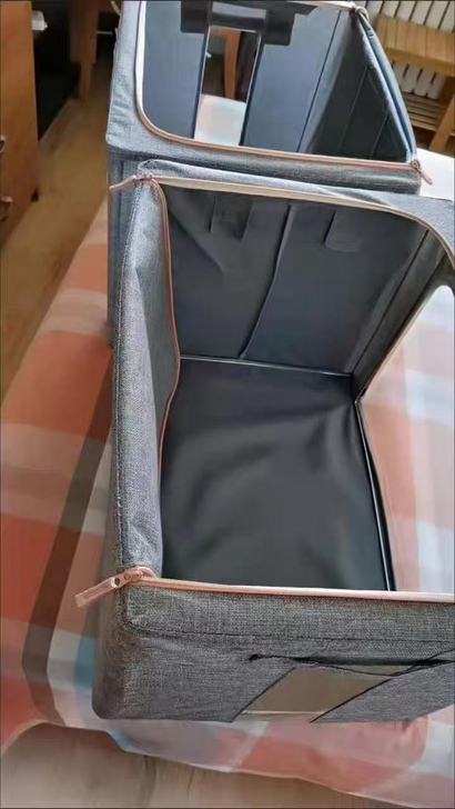 衣柜收纳箱装衣服被子布艺收纳筐宿舍家用折叠...