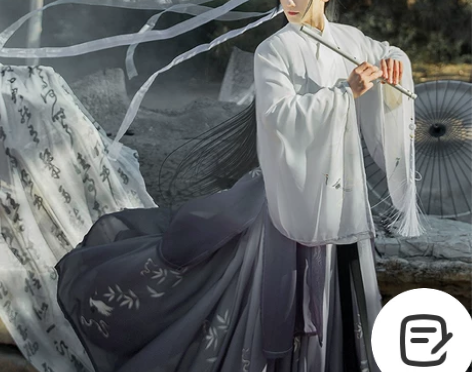 春季汉服女正品原创中国风汉服男侠客古装交领...