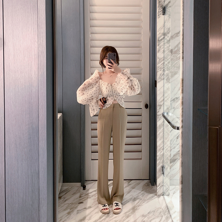 byyou 蕾丝雪纺衫 M 码 只穿过两回...