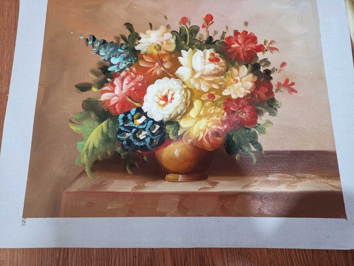 古典主义油画写生花卉  手绘作品 不是打印...