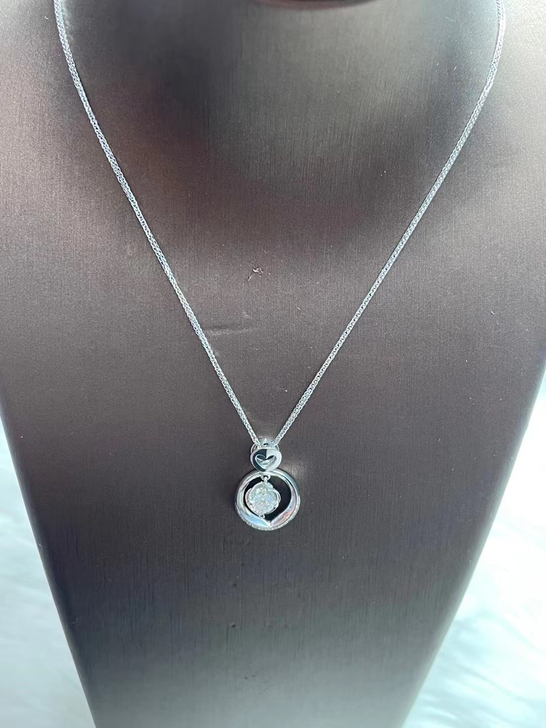 LX0160号老凤祥PT950项链+AU7...