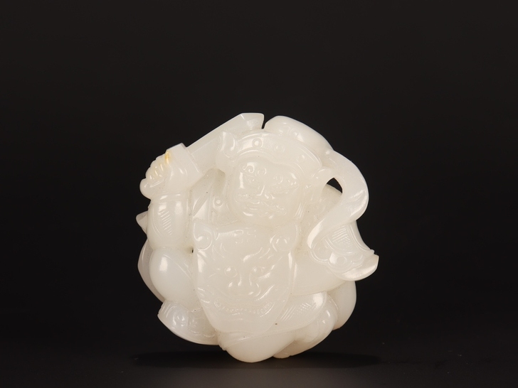 臻品-和田玉.人物故事纹佩