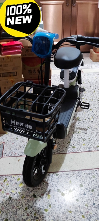 全新的哈啰电动车1500