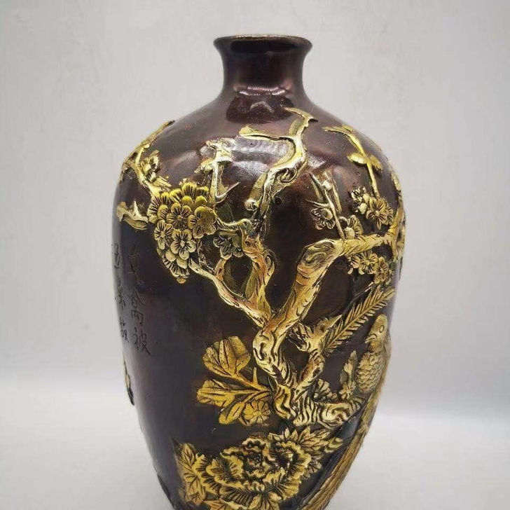 老家拆了捡漏精品仿古古玩铜器收藏 富贵吉祥...