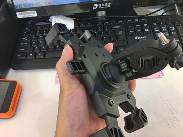 电动车摩托车手机支架360度外卖自行车骑行...