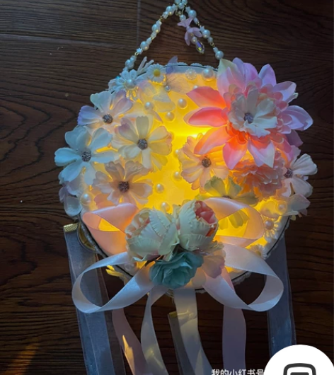 中秋灯笼花鼓，小花灯 小花仙既视感汉服道具...