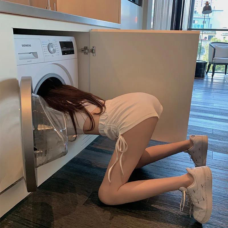 白色高腰阔腿运动短裤女夏外穿百搭韩版宽松跑...