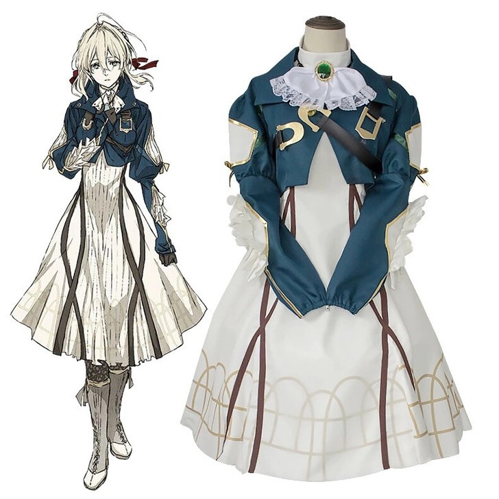 漫衣尚紫罗兰永恒花园cos服
