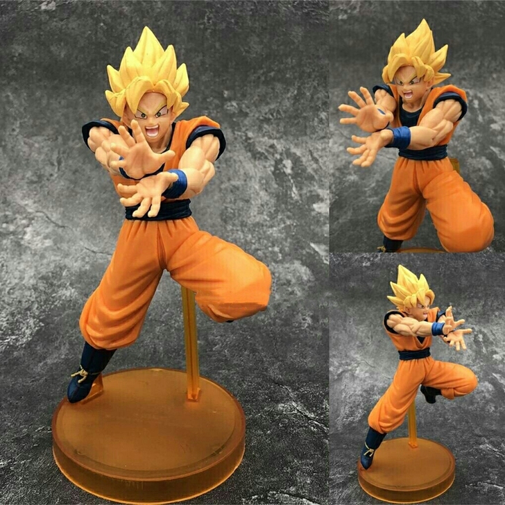 全新 七龙珠手办C赏悟空 发功模型玩具孙悟...