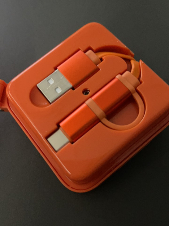 华为可伸缩数据线,安卓 type c双...