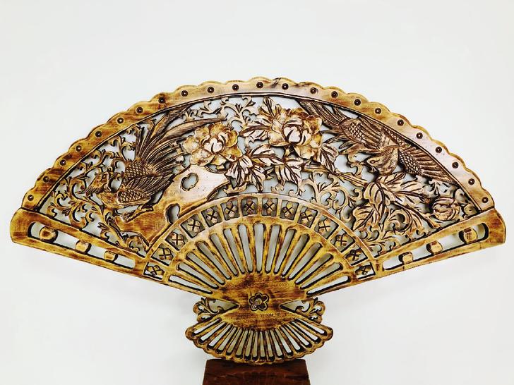 【东阳木雕挂件 香樟木头雕刻画工艺品中式客...