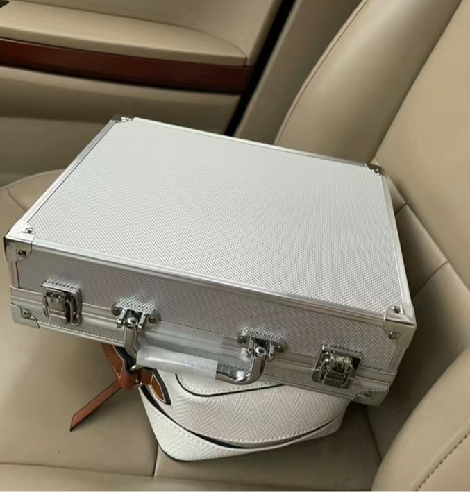 铝合金手提式工具箱家庭收纳箱仪器设备铝箱手...