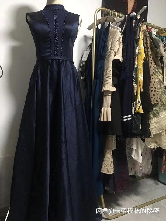 服装工作室全新样品清仓重工艺高端优雅晚礼服...