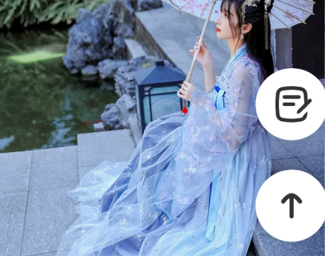 花神芙汉服女中国风古装学生齐腰齐胸襦裙春夏...