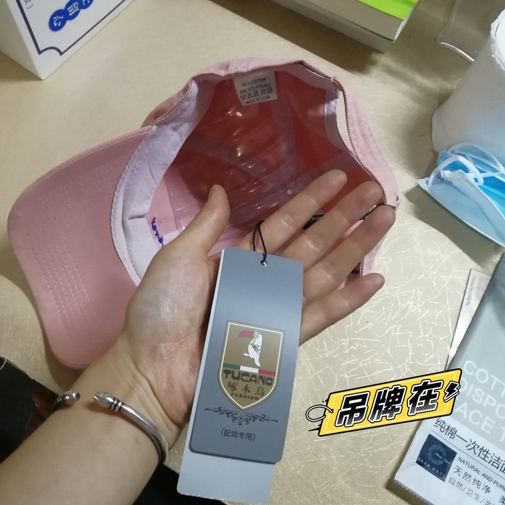 啄木鸟 百搭字母黑色棒球帽