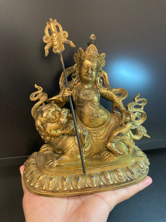 佛像 鎏金佛像 财神财神鎏金佛像，小年份，...