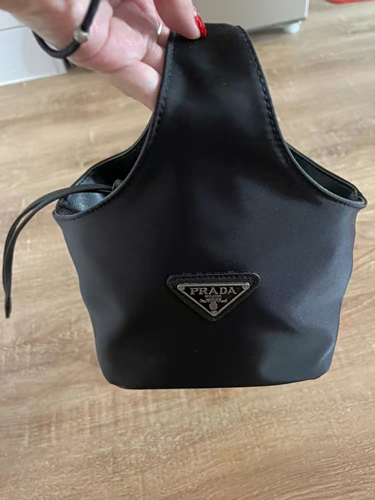 尼龙布防水手袋三角标抽绳菜篮子手提包麻将包...