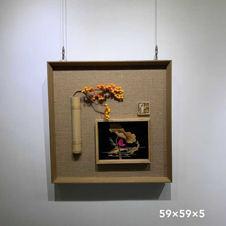 新中式客厅玄关装饰画  风格：新中式 组合...