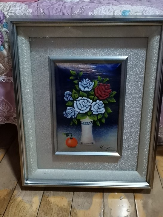日本七宝烧挂画