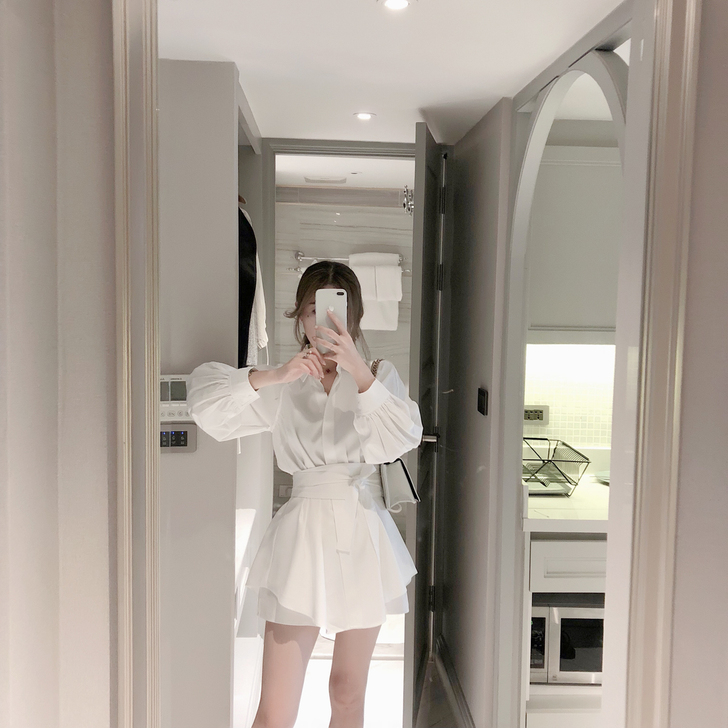 byyou 时尚套装 答辩时穿的，图二，清...