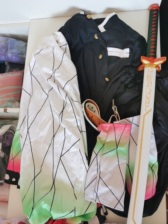 蝴蝶忍cos服大全套（有道具）