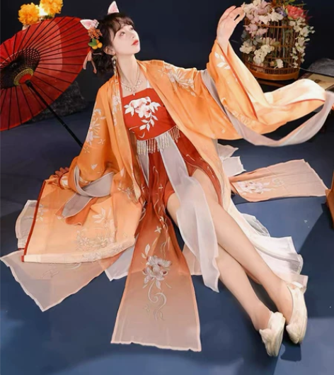 全新!包邮!劲合唐风诃子裙正品原创汉服女踏...