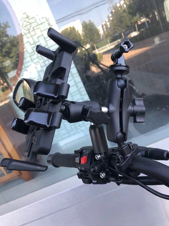 摩托车手机导航支架拓展25mm球头底座连接...