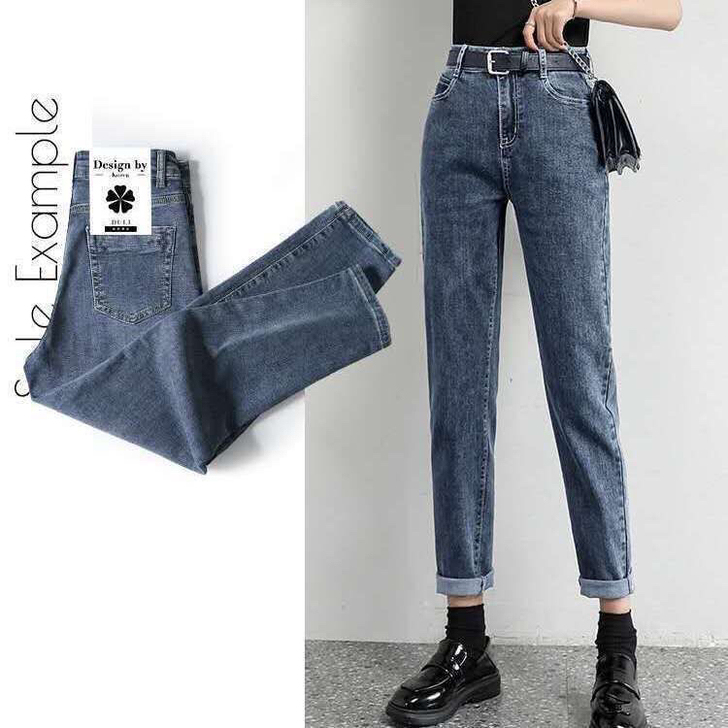 服装店不做清仓处理库存全新高腰牛仔裤女韩版...