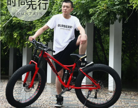 自行车 德国轻奢山地单车越野车沙滩雪地车大...