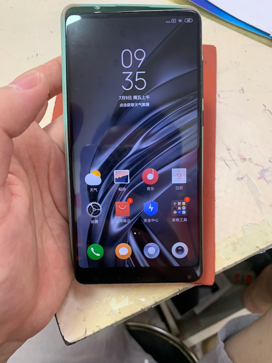 小米mix2s 6+64G 后盖裂了，功能...