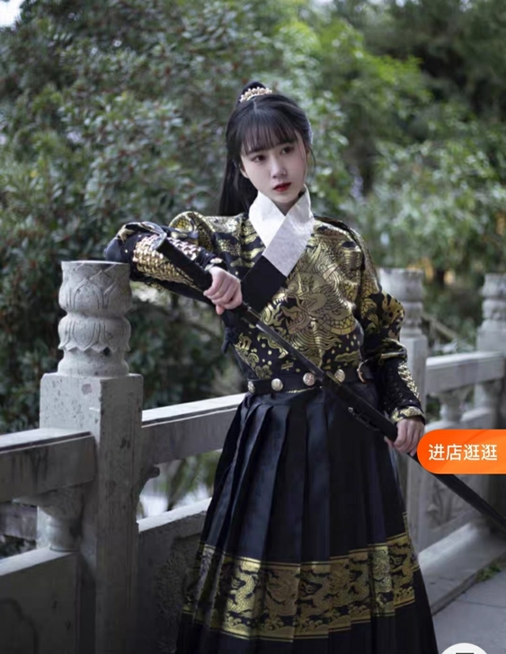 出全新大码飞鱼服锦衣卫织金汉服,全新未上身...
