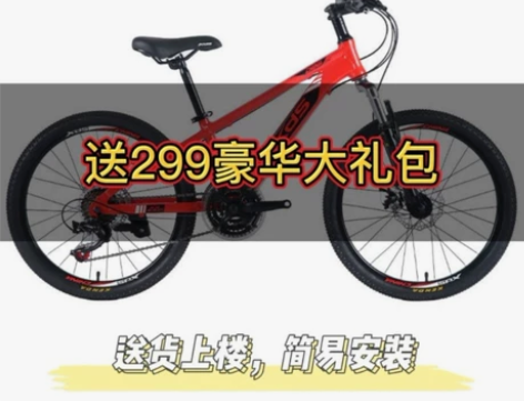 【实体店处理】喜德盛中国风儿童山地自行车中...