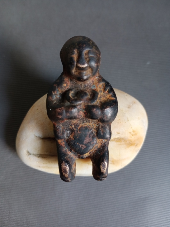 小铜人招财童子 铜佛像 铜杂件铜器 古玩古...