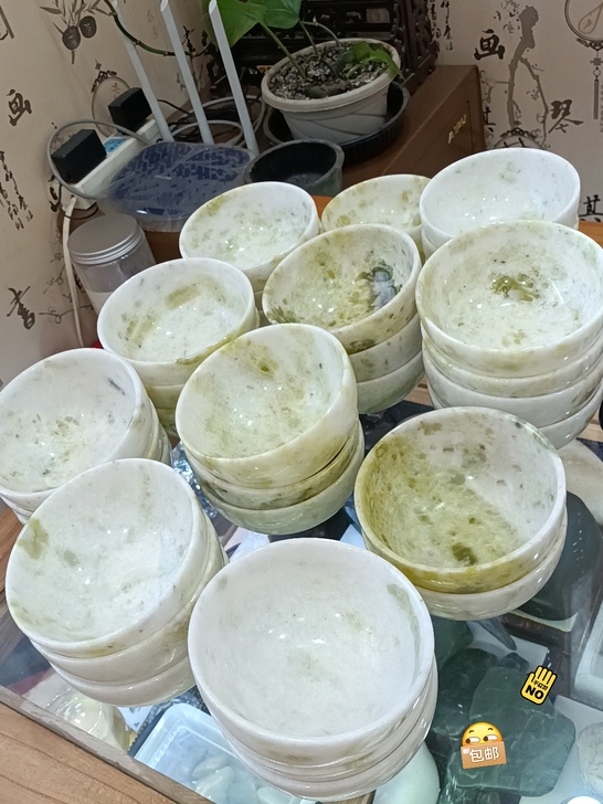 纯天然玉碗,假一赔十,