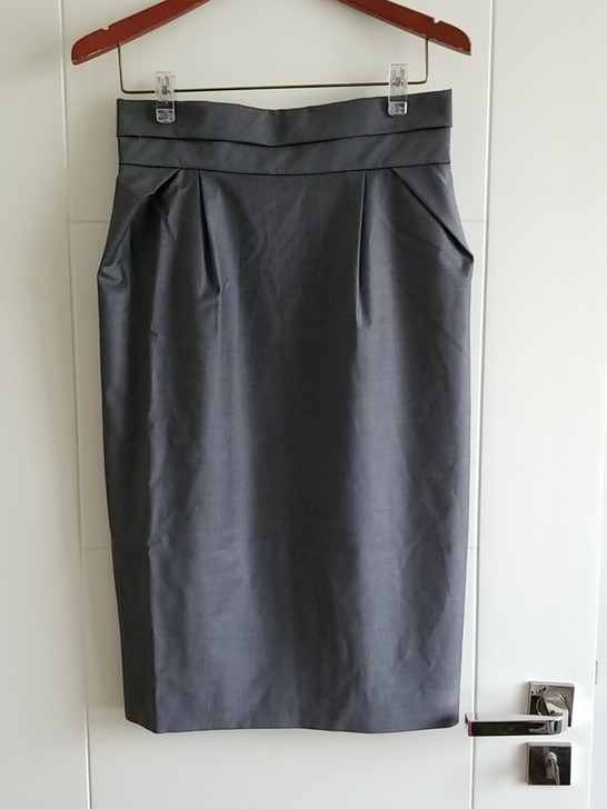 全新购于土耳其羊毛半裙短裙铅笔裙一步裙西服...