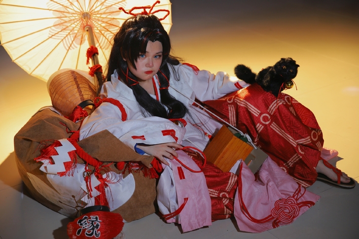 阴阳师缘结神cos觉醒前